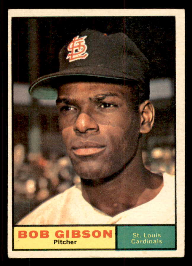 1961 Topps Baseball #211 Bob Gibson Cardinals EX+/EX-MT 547092