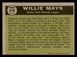 1961 Topps Baseball #579 Willie Mays A.S. Giants EX+/EX-MT 547093