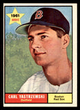 1961 Topps Baseball #287 Carl Yastrzemski Red Sox EX-MT 547096