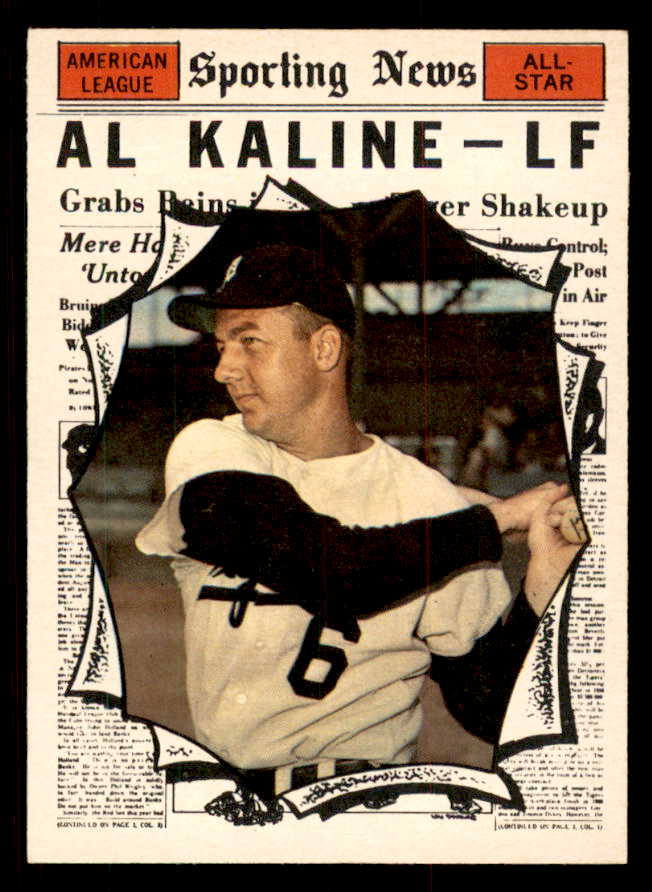 1961 Topps Baseball #580 Al Kaline A.S. Tigers EX-MT 547102
