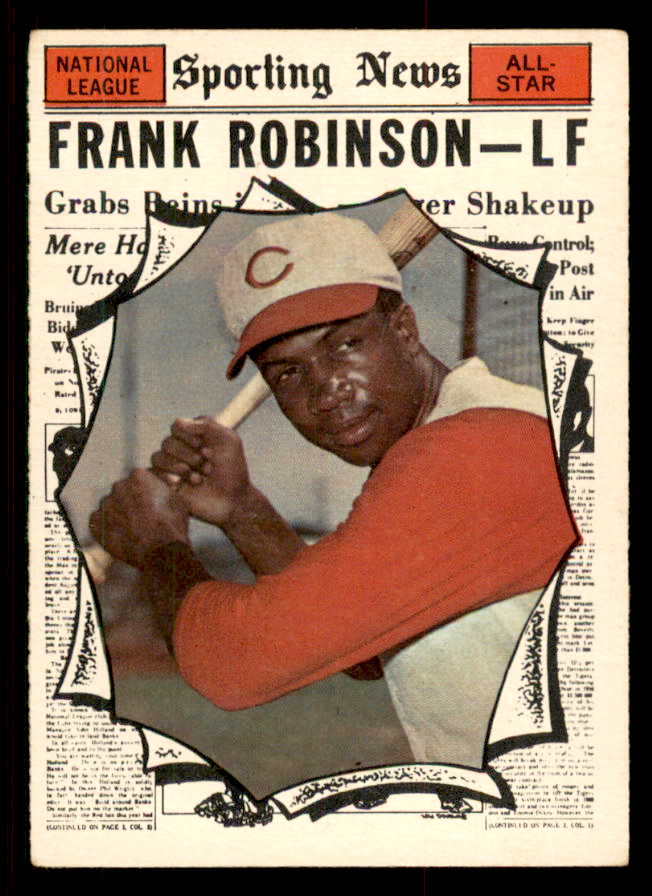 1961 Topps Baseball #581 Frank Robinson A.S. Reds EX+/EX-MT 547103