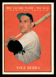 1961 Topps Baseball #472 Yogi Berra MVP Yankees EX-MT 547111