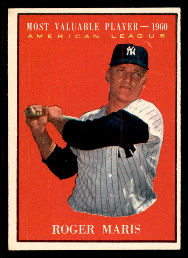 1961 Topps Baseball #478 Roger Maris MVP Yankees EX-MT 547112