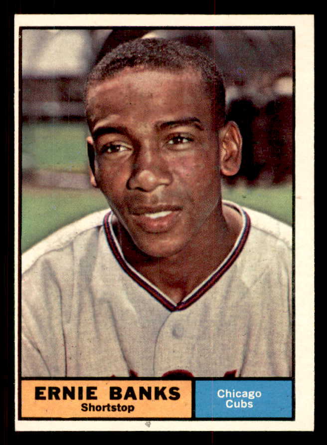 1961 Topps Baseball #350 Ernie Banks Cubs EX-MT 547115
