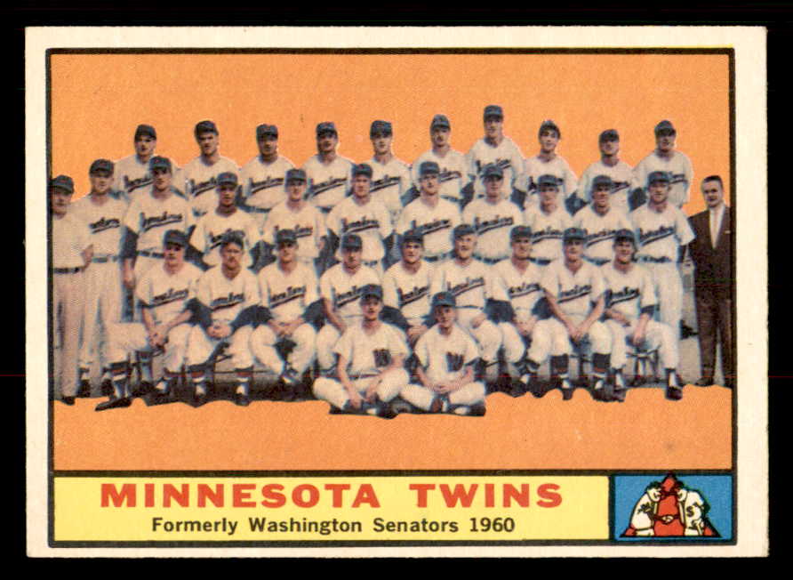 1961 Topps Baseball #542 Minnesota Twins Team EX-MT 547120