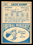 1968 Topps Football #149 Jack Kemp Bills EX+/EX-MT 547125
