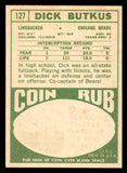 1968 Topps Football #127 Dick Butkus Bears EX-MT 547129