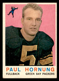 1959 Topps Football #082 Paul Hornung Packers EX-MT 547131