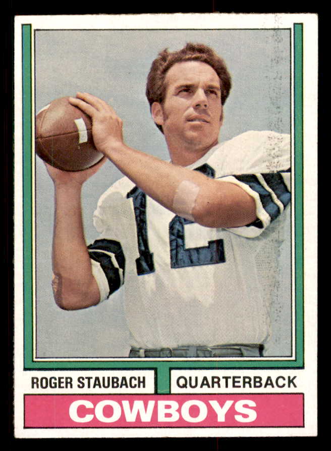 1974 Topps Football #500 Roger Staubach Cowboys EX-MT 547132