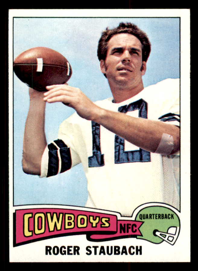 1975 Topps Football #145 Roger Staubach Cowboys NR-MT 547135