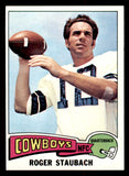 1975 Topps Football #145 Roger Staubach Cowboys NR-MT 547135