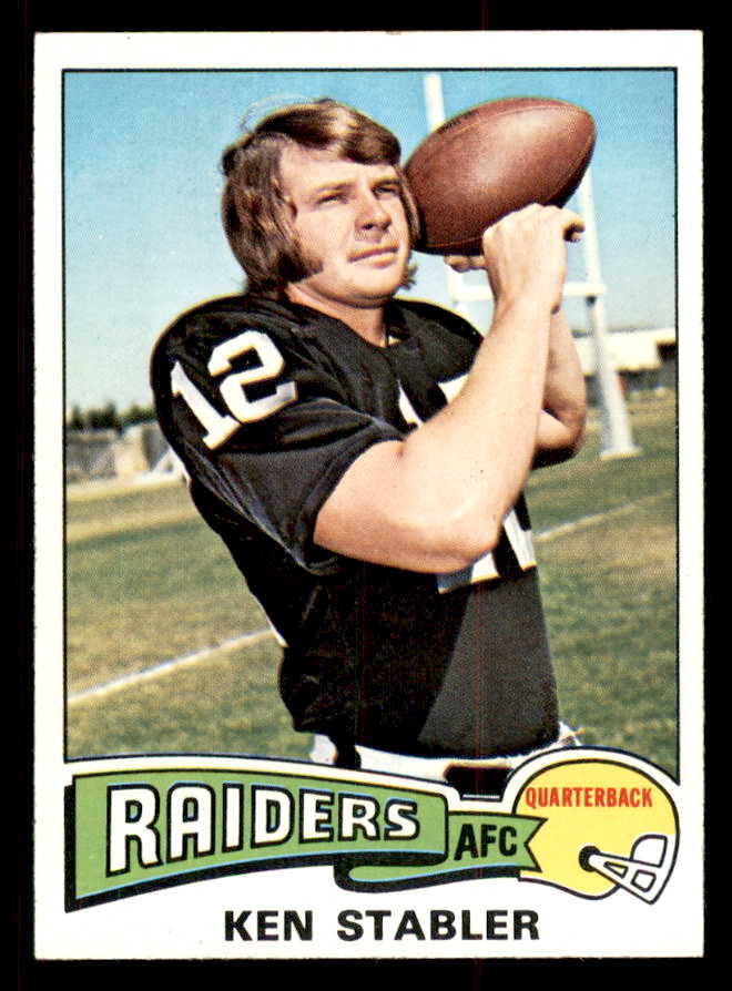 1975 Topps Football #380 Ken Stabler Raiders EX-MT 547139