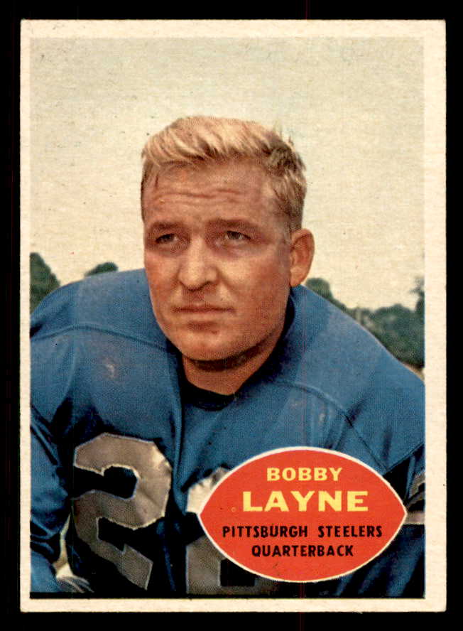 1960 Topps Football #093 Bobby Layne Steelers EX-MT 547140