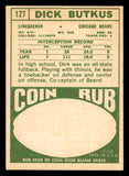 1968 Topps Football #127 Dick Butkus Bears VG-EX 547144
