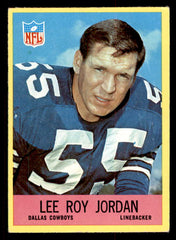 1967 Philadelphia Football #054 Lee Roy Jordan Cowboys VG-EX 547146