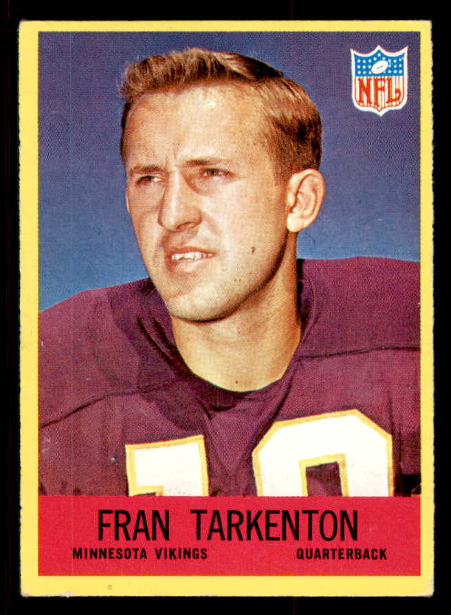 1967 Philadelphia Football #106 Fran Tarkenton Vikings VG-EX 547147