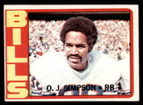 1972 Topps Football #160 O.J. Simpson Bills VG-EX 547149