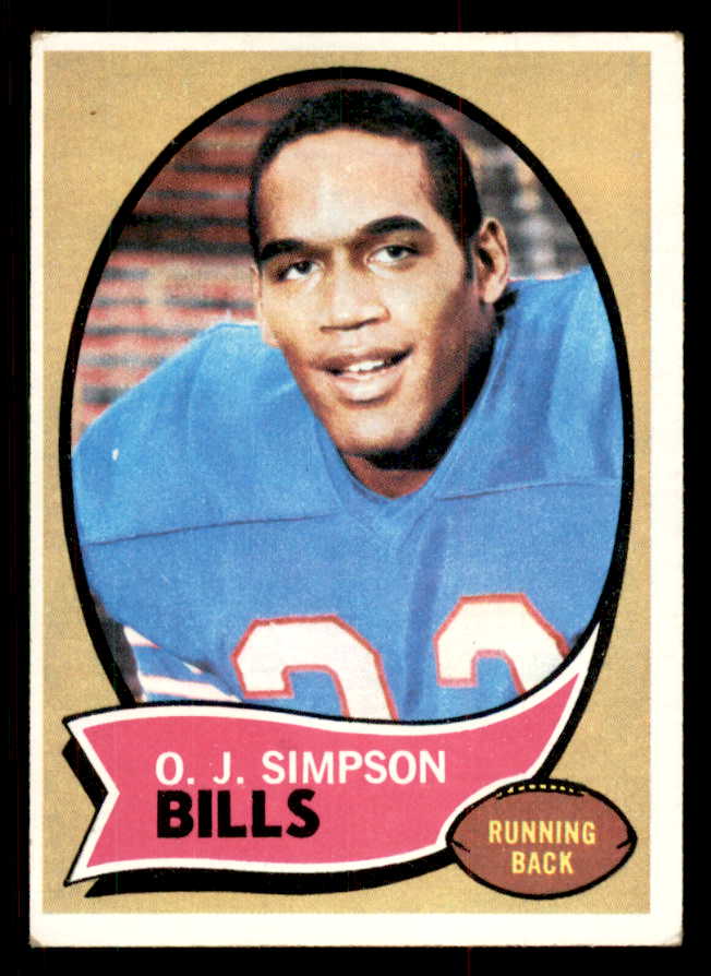 1970 Topps Football #090 O.J. Simpson Bills VG-EX 547150