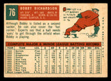 1959 Topps Baseball #076 Bobby Richardson Yankees VG-EX 547154