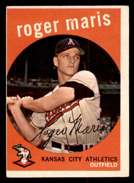1959 Topps Baseball #202 Roger Maris A's VG-EX 547157