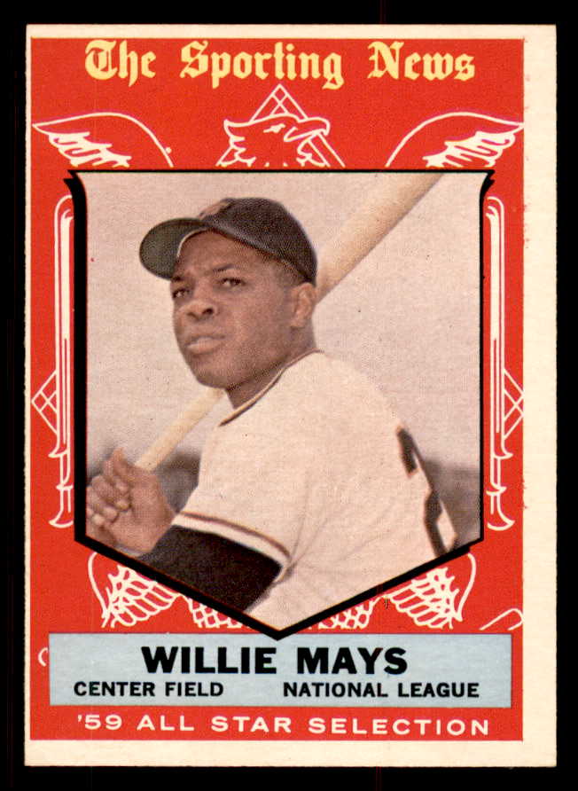 1959 Topps Baseball #563 Willie Mays A.S. Giants EX 547159