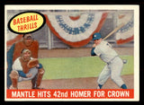 1959 Topps Baseball #471 Mickey Mantle IA Yankees EX+/EX-MT 547160