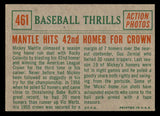 1959 Topps Baseball #471 Mickey Mantle IA Yankees EX+/EX-MT 547160