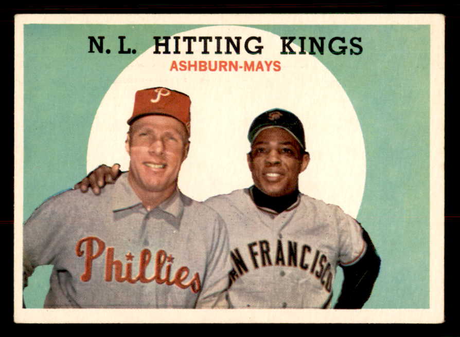 1959 Topps Baseball #317 Willie Mays Richie Ashburn EX+/EX-MT 547162
