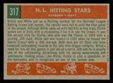 1959 Topps Baseball #317 Willie Mays Richie Ashburn EX+/EX-MT 547162