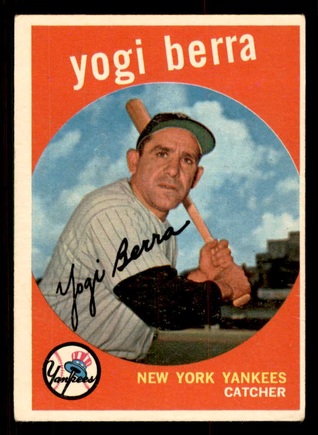 1959 Topps Baseball #180 Yogi Berra Yankees VG-EX 547168