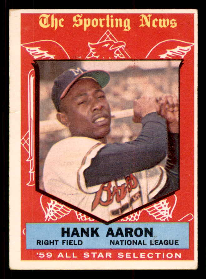 1959 Topps Baseball #561 Hank Aaron A.S. Braves VG-EX 547170