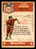 1959 Topps Baseball #561 Hank Aaron A.S. Braves VG-EX 547170