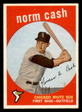 1959 Topps Baseball #509 Norm Cash White Sox EX 547172