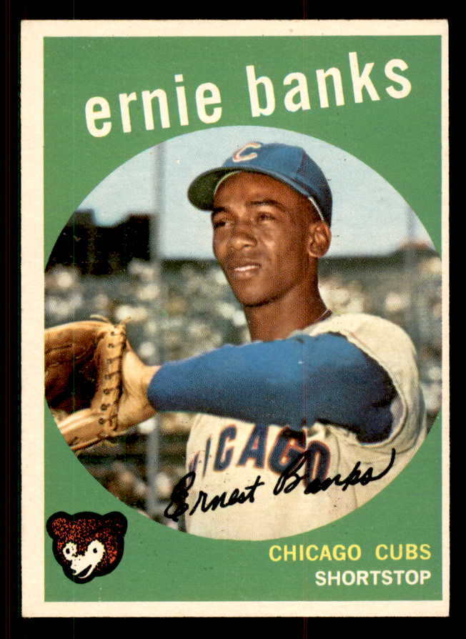 1959 Topps Baseball #350 Ernie Banks Cubs EX-MT 547174