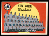 1959 Topps Baseball #510 New York Yankees Team EX+/EX-MT 547177