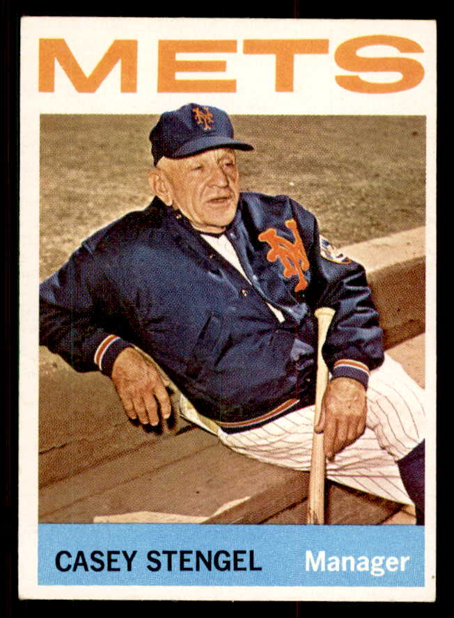 1964 Topps Baseball #324 Casey Stengel Mets EX-MT 547180