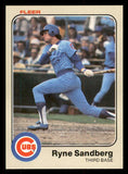 1983 Fleer #507 Ryne Sandberg Cubs EX-MT 547185