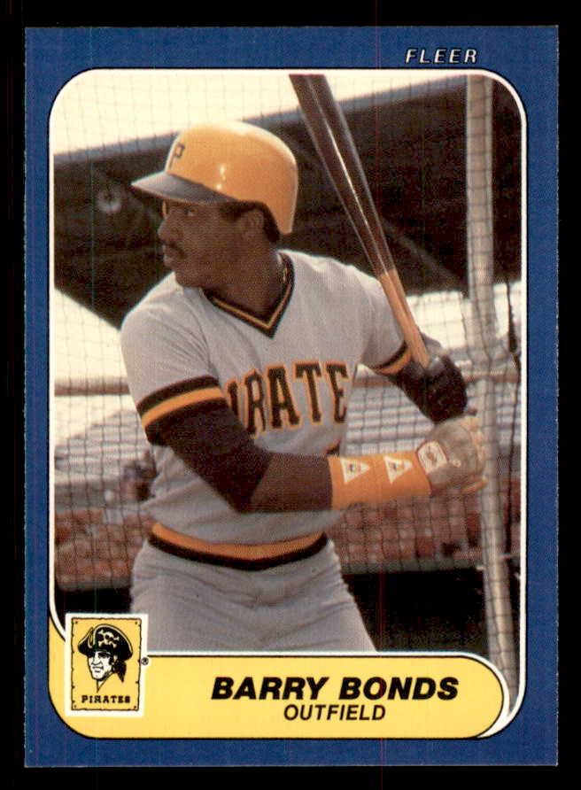 1986 Fleer Update #014 Barry Bonds Pirates EX-MT 547186