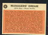 1962 Topps Baseball #018 Mickey Mantle Willie Mays EX+/EX-MT 547187