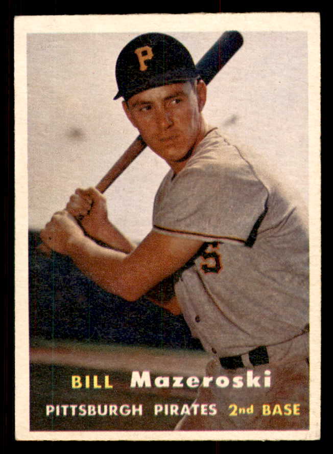 1957 Topps Baseball #024 Bill Mazeroski Pirates EX-MT 547194