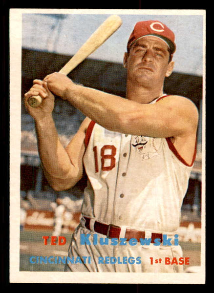 1957 Topps Baseball #165 Ted Kluszewski Reds EX-MT 547199