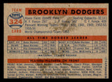 1957 Topps Baseball #324 Brooklyn Dodgers Team EX+/EX-MT 547204