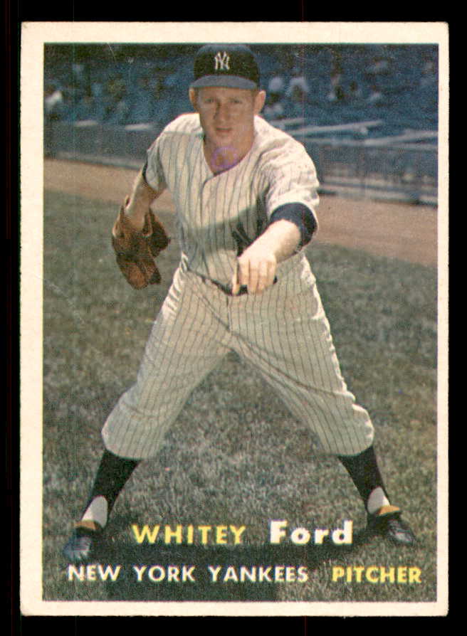1957 Topps Baseball #025 Whitey Ford Yankees VG-EX 547211