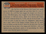 1957 Topps Baseball #400 Roy Campanella Duke Snider Gil Hodges EX-MT 547216