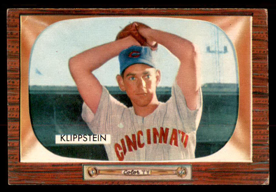 1955 Bowman Baseball #152 Johnny Klippstein Reds EX-MT 547224