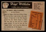 1955 Bowman Baseball #001 Hoyt Wilhelm Giants VG 547225