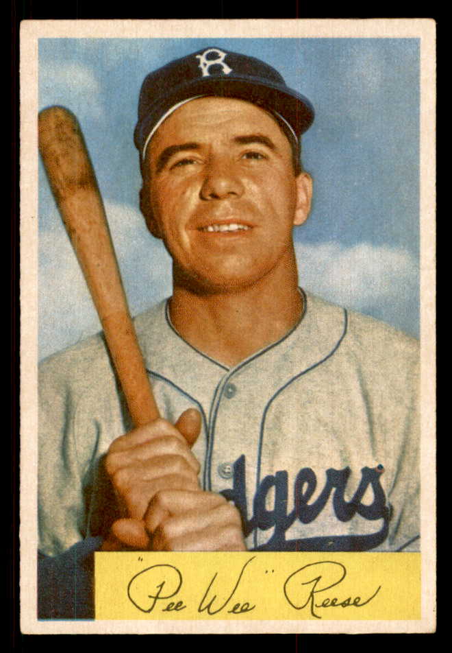 1954 Bowman Baseball #058 Pee Wee Reese Dodgers EX 547228