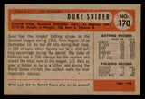 1954 Bowman Baseball #170 Duke Snider Dodgers EX 547230