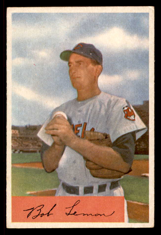 1954 Bowman Baseball #196 Bob Lemon Indians VG-EX 547239