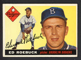 1955 Topps Baseball #195 Ed Roebuck Dodgers VG-EX 547269